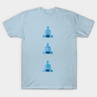 Lotus Trio Blue T-Shirt